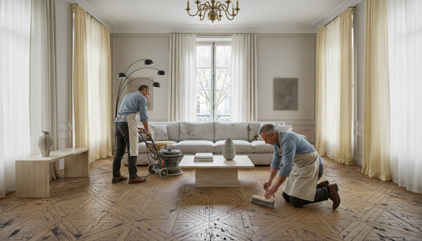 Étape 2 — Le parquet